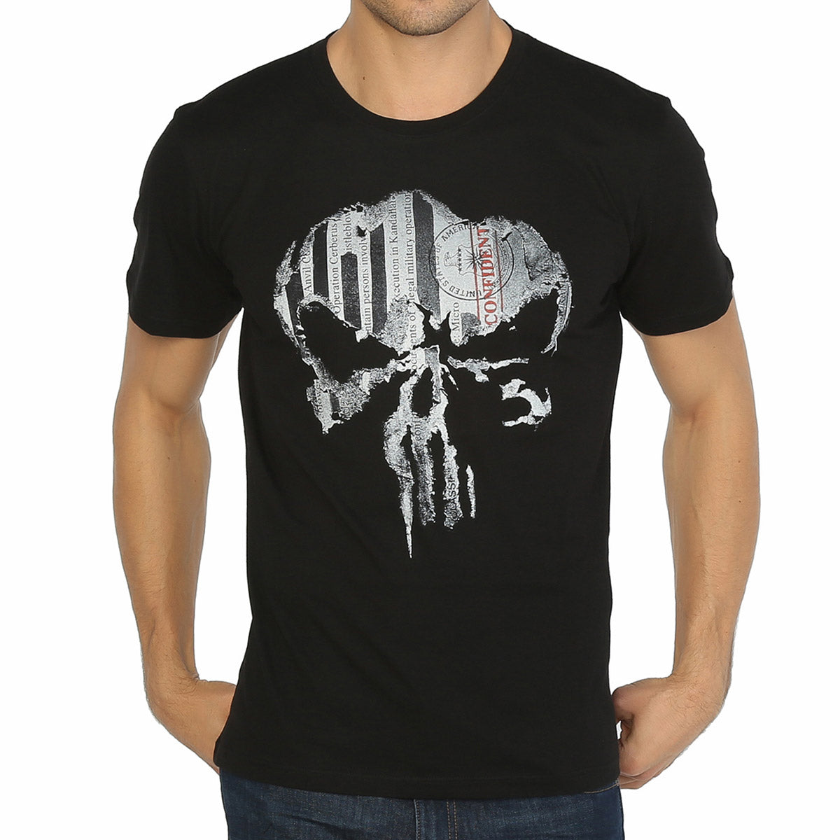 The Punisher Black Men's T-Shirt