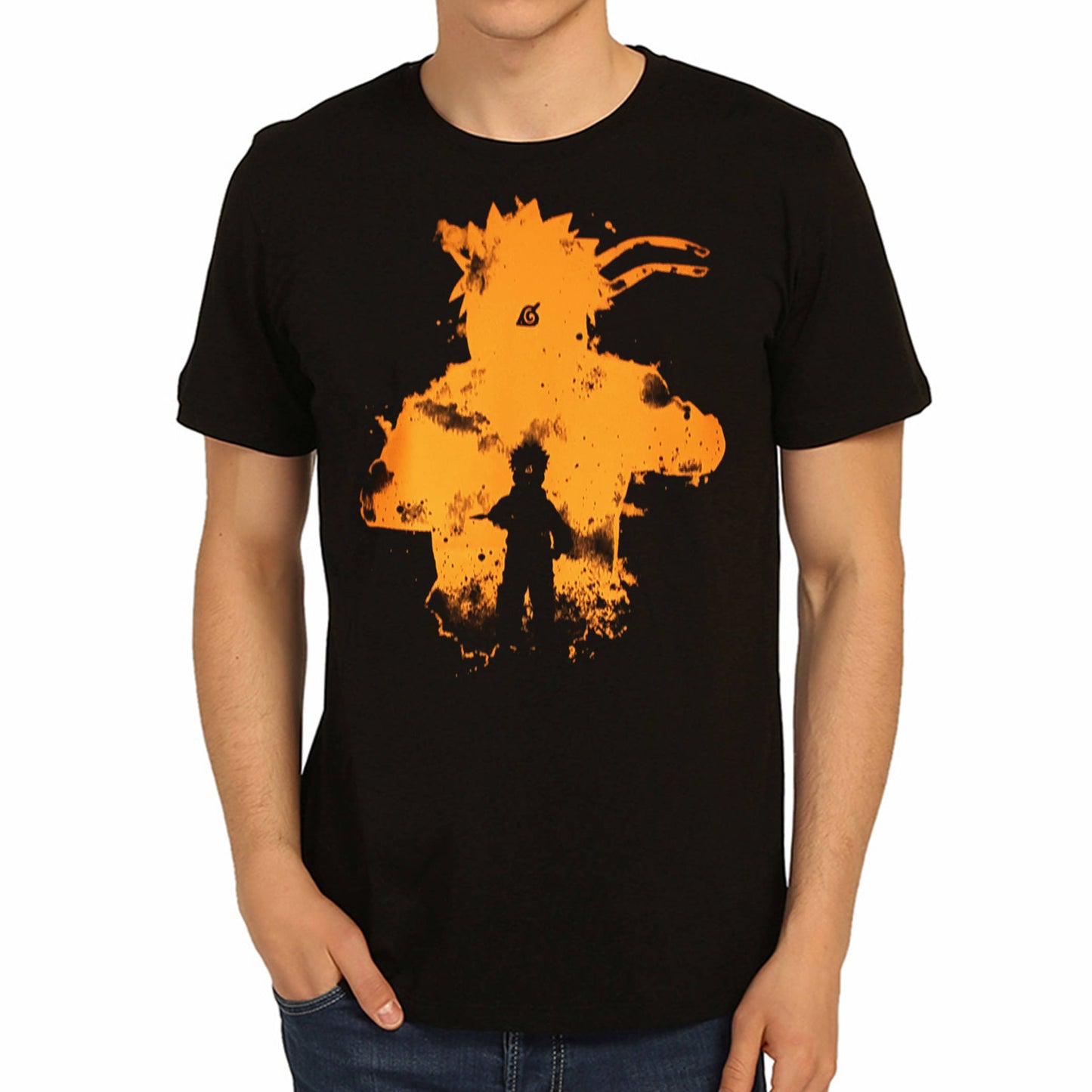 Naruto Kyuubi Kurama Black Men's T-Shirt