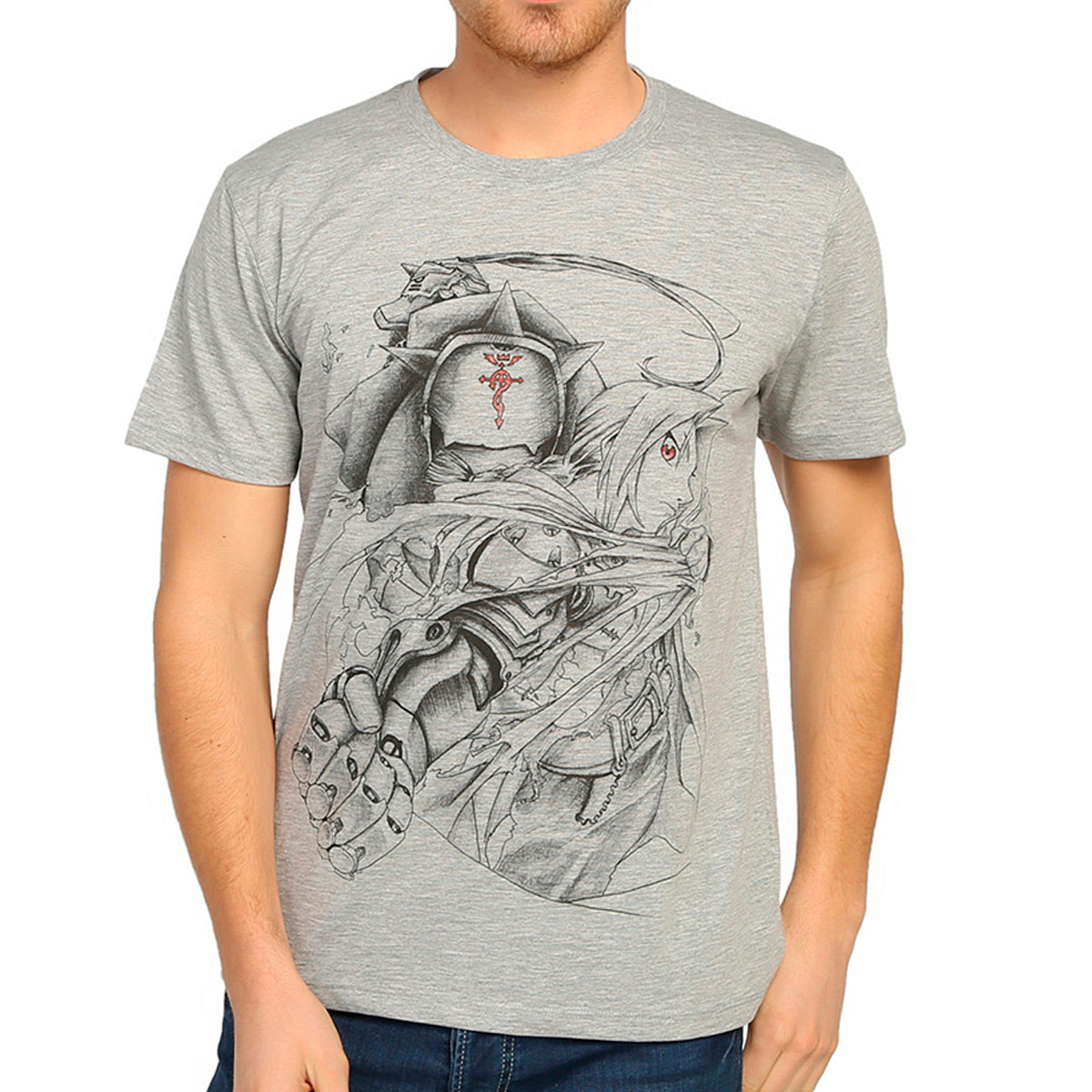 Fullmetal Alchemist Gray Men's T-Shirt